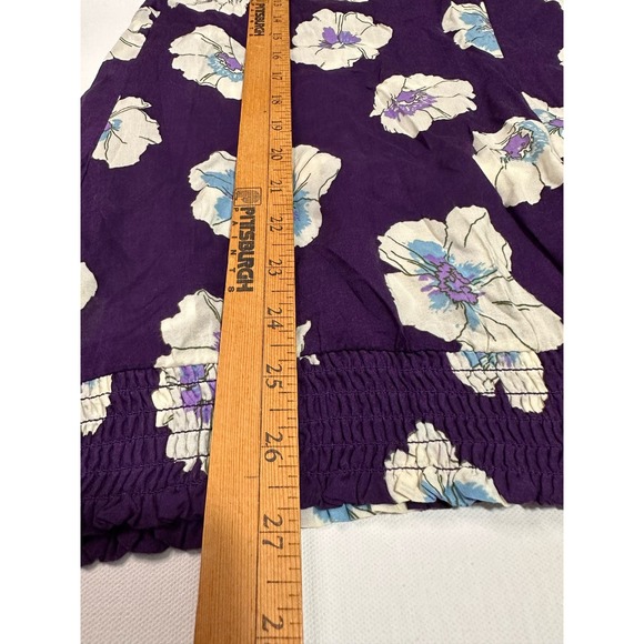 Old Navy Women’s Maternity Purple Floral-Large - Picture 8 of 9